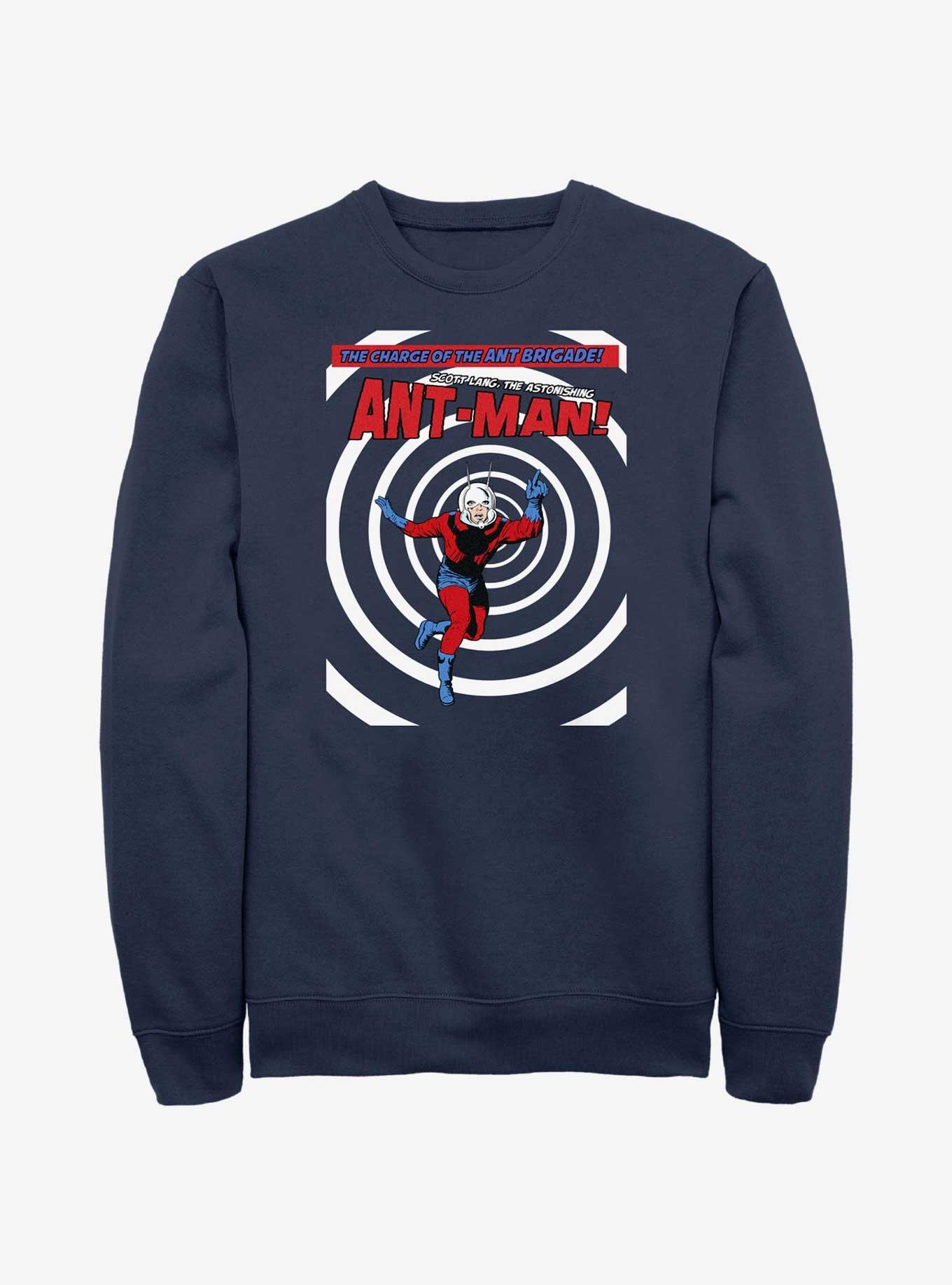 Marvel Ant-Man Ant Brigade Poster Sweatshirt, NAVY, hi-res