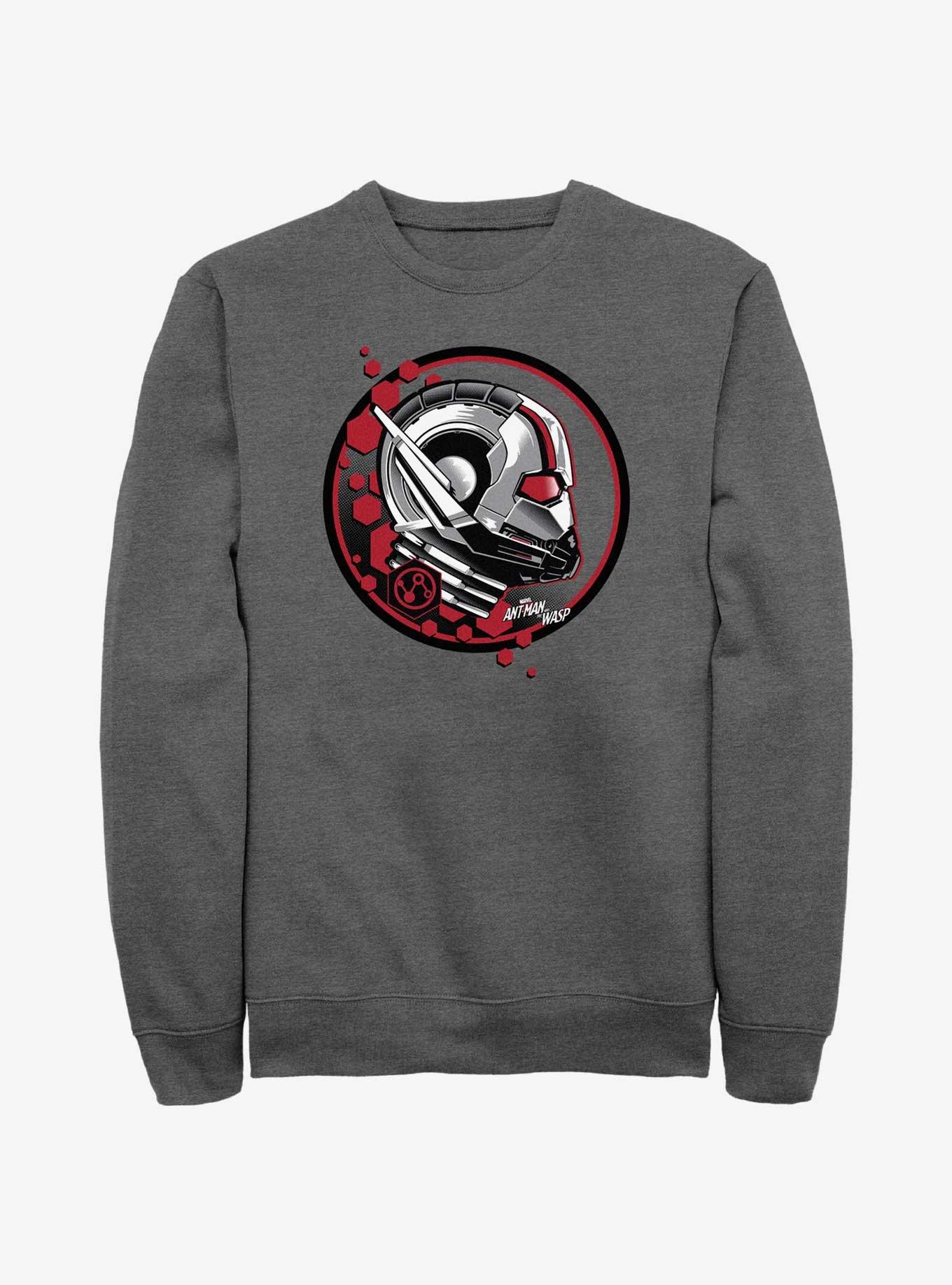Marvel Ant-Man and the Wasp: Quantumania Ant Stamp Sweatshirt, CHAR HTR, hi-res