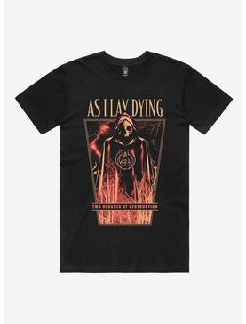 As I Lay Dying Two Decades Of Destruction Boyfriend Fit Girls T-Shirt, , hi-res