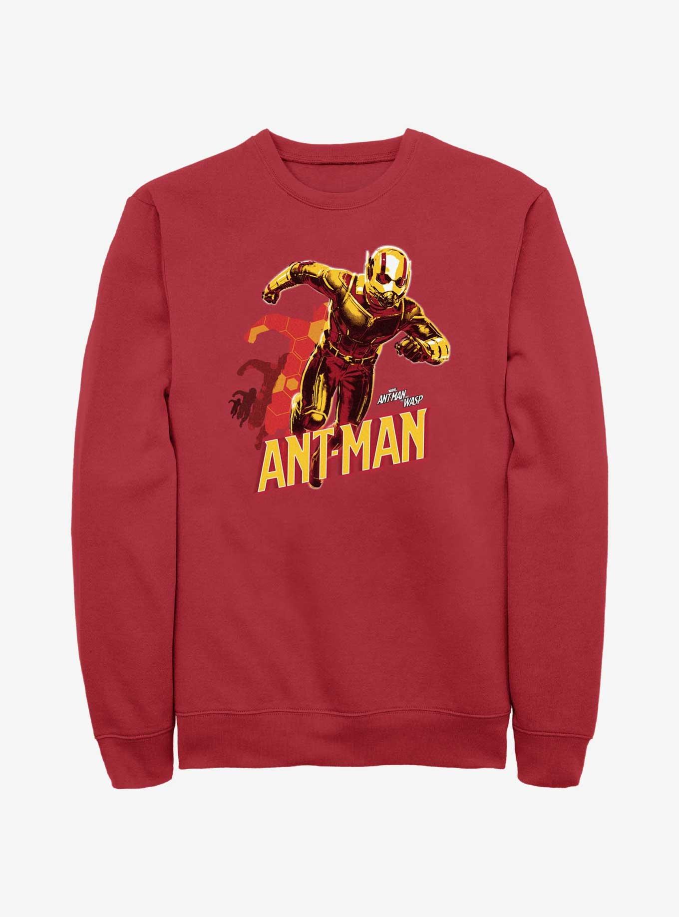 Marvel Ant-Man and the Wasp: Quantumania Ant-Man Transform Sweatshirt, RED, hi-res