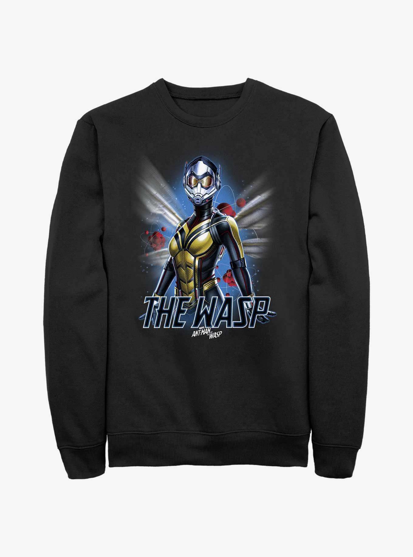 Marvel Ant-Man and the Wasp: Quantumania The Wasp Atom Sweatshirt, BLACK, hi-res