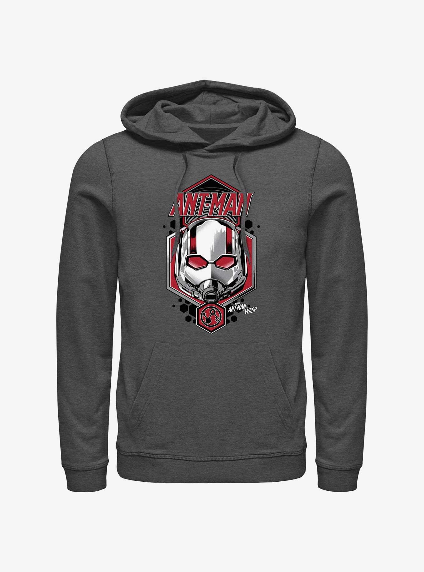 Marvel Ant-Man and the Wasp: Quantumania Ant-Man Shield Hoodie, CHAR HTR, hi-res