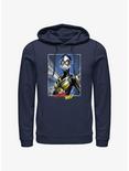 Marvel Ant-Man and the Wasp: Quantumania Wasp Portrait Hoodie, NAVY, hi-res