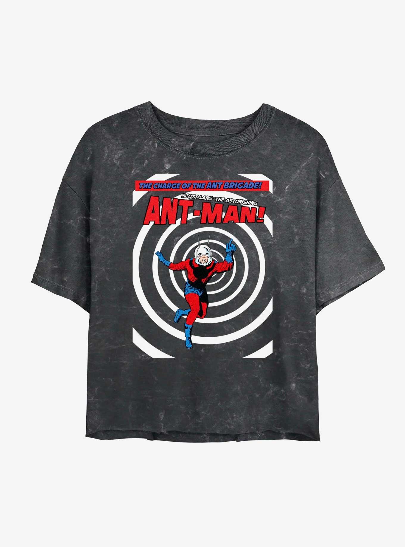 Marvel Ant-Man Ant Brigade Poster Mineral Wash Girls Crop T-Shirt, , hi-res