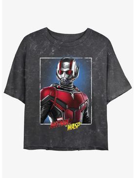 Marvel Ant-Man and the Wasp: Quantumania Antman Portrait Mineral Wash Girls Crop T-Shirt, , hi-res