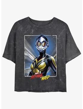 Marvel Ant-Man and the Wasp: Quantumania Wasp Portrait Mineral Wash Girls Crop T-Shirt, , hi-res