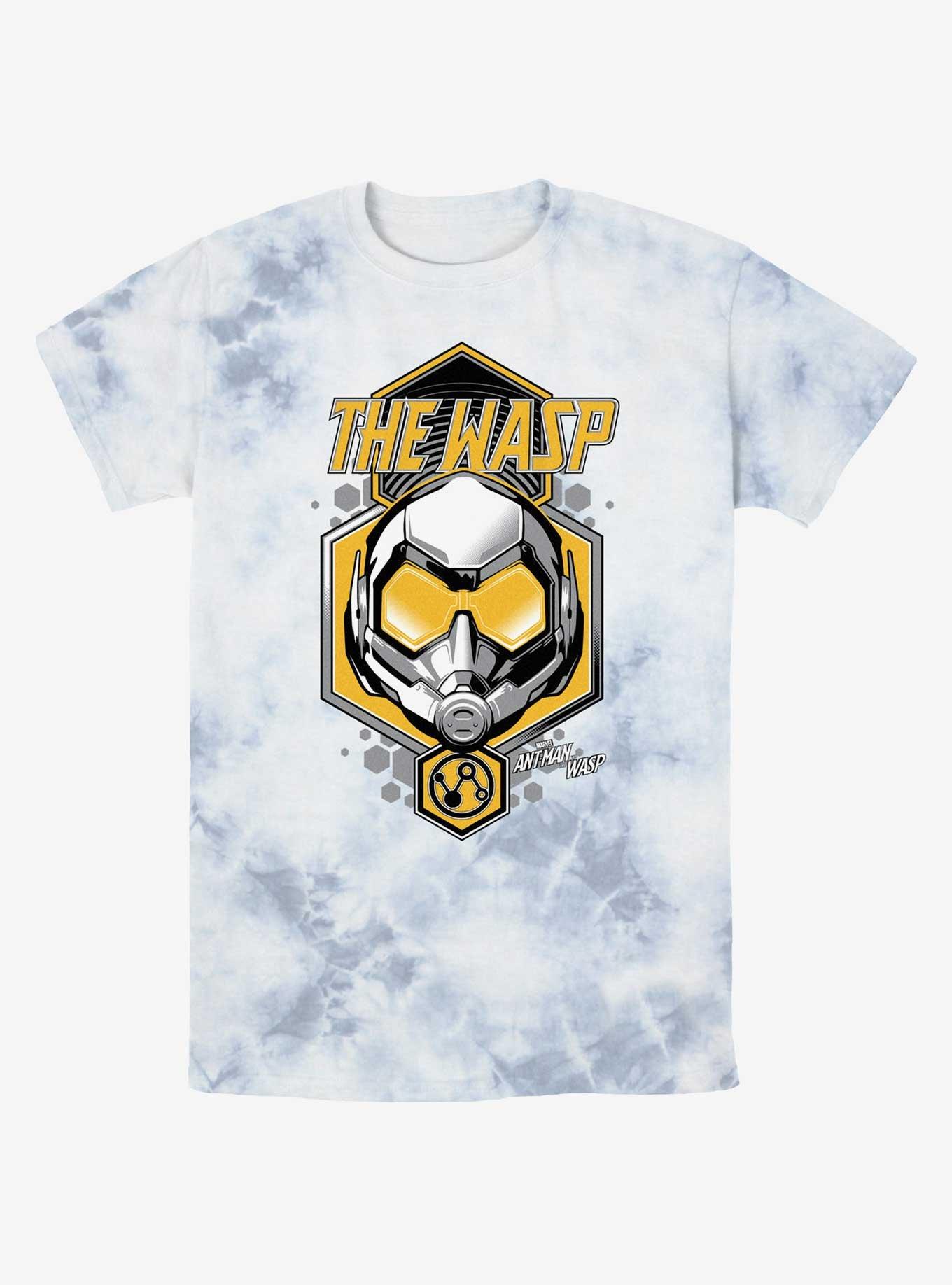 Marvel Ant-Man and the Wasp: Quantumania The Wasp Shield Tie-Dye T-Shirt, WHITEBLUE, hi-res
