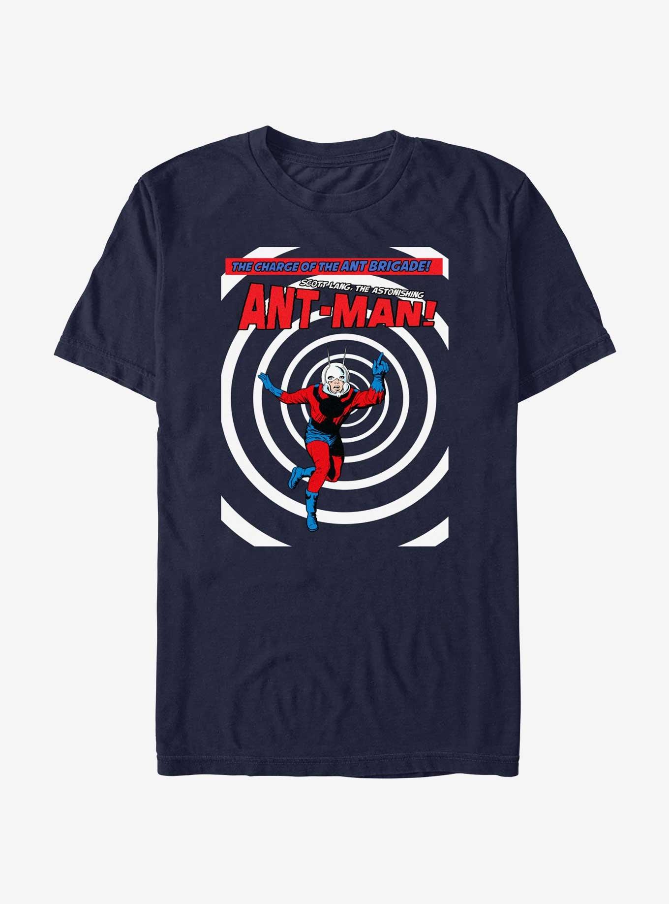 Marvel Ant-Man Ant Brigade Poster T-Shirt, NAVY, hi-res
