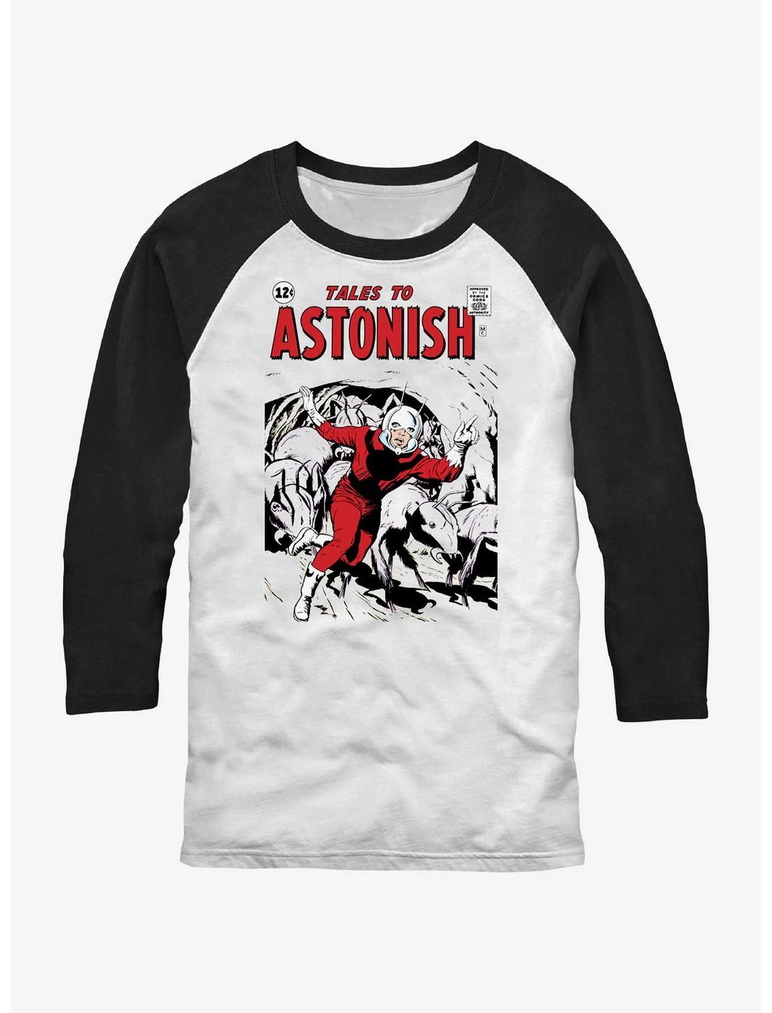 Marvel Ant-Man Tales To Astonish Poster Raglan T-Shirt, WHTBLK, hi-res