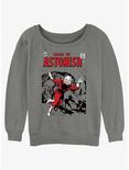 Marvel Ant-Man Tales To Astonish Poster Slouchy Sweatshirt, GRAY HTR, hi-res
