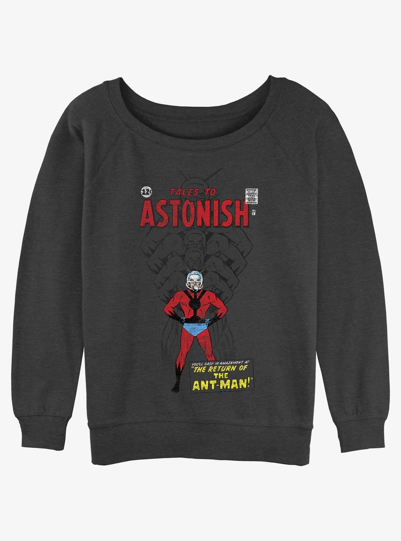 Marvel Ant-Man Classic Ant-Man Slouchy Sweatshirt, CHAR HTR, hi-res