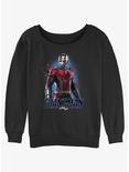 Marvel Ant-Man and the Wasp: Quantumania Giant-Man Atom Slouchy Sweatshirt, BLACK, hi-res