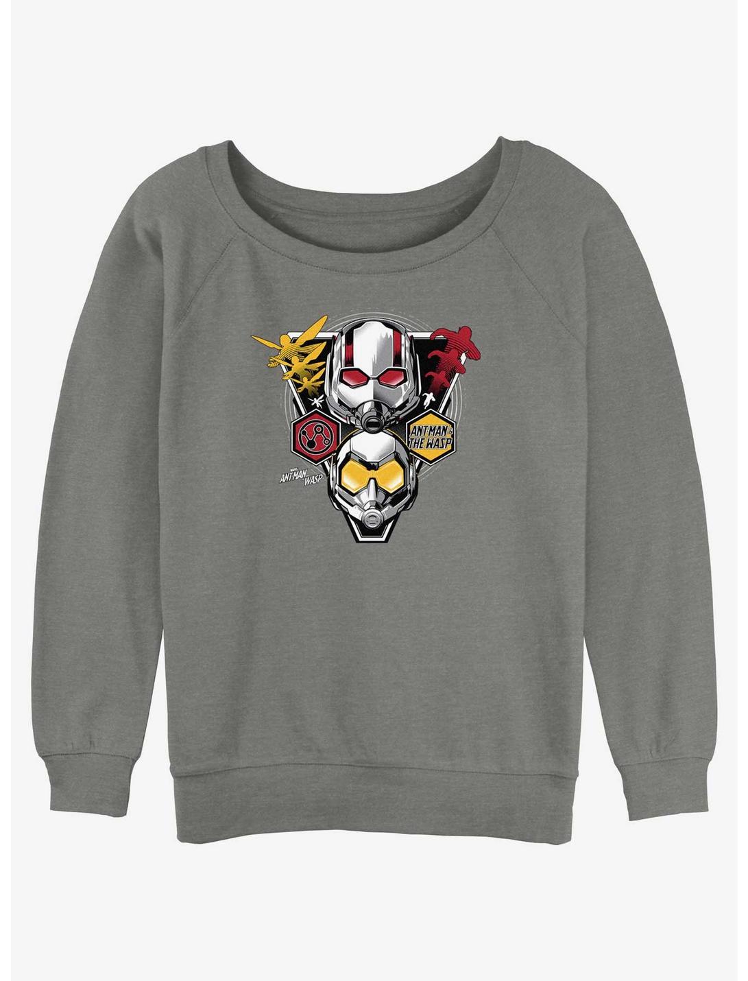 Marvel Ant-Man and the Wasp: Quantumania Hero Duo Slouchy Sweatshirt, GRAY HTR, hi-res