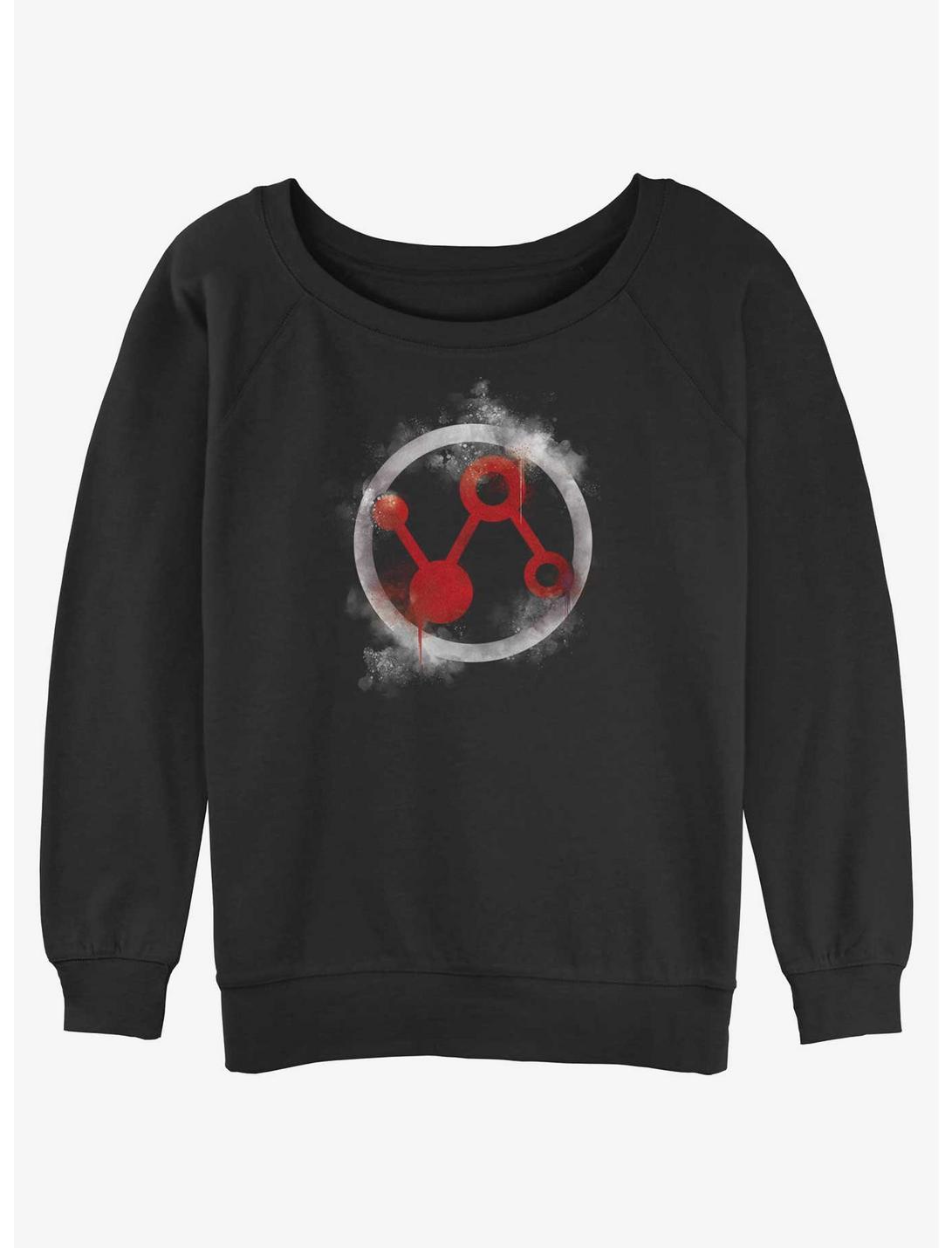 Marvel Ant-Man and the Wasp: Quantumania Pym Technologies Icon Slouchy Sweatshirt, BLACK, hi-res