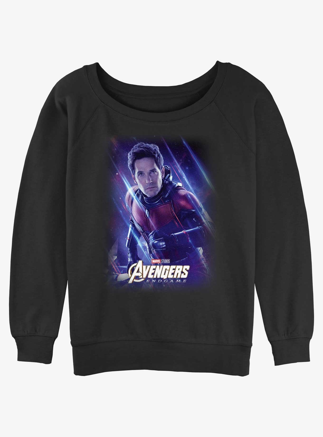 Marvel Avengers: Endgame Ant-Man Scott Lang Slouchy Sweatshirt, BLACK, hi-res