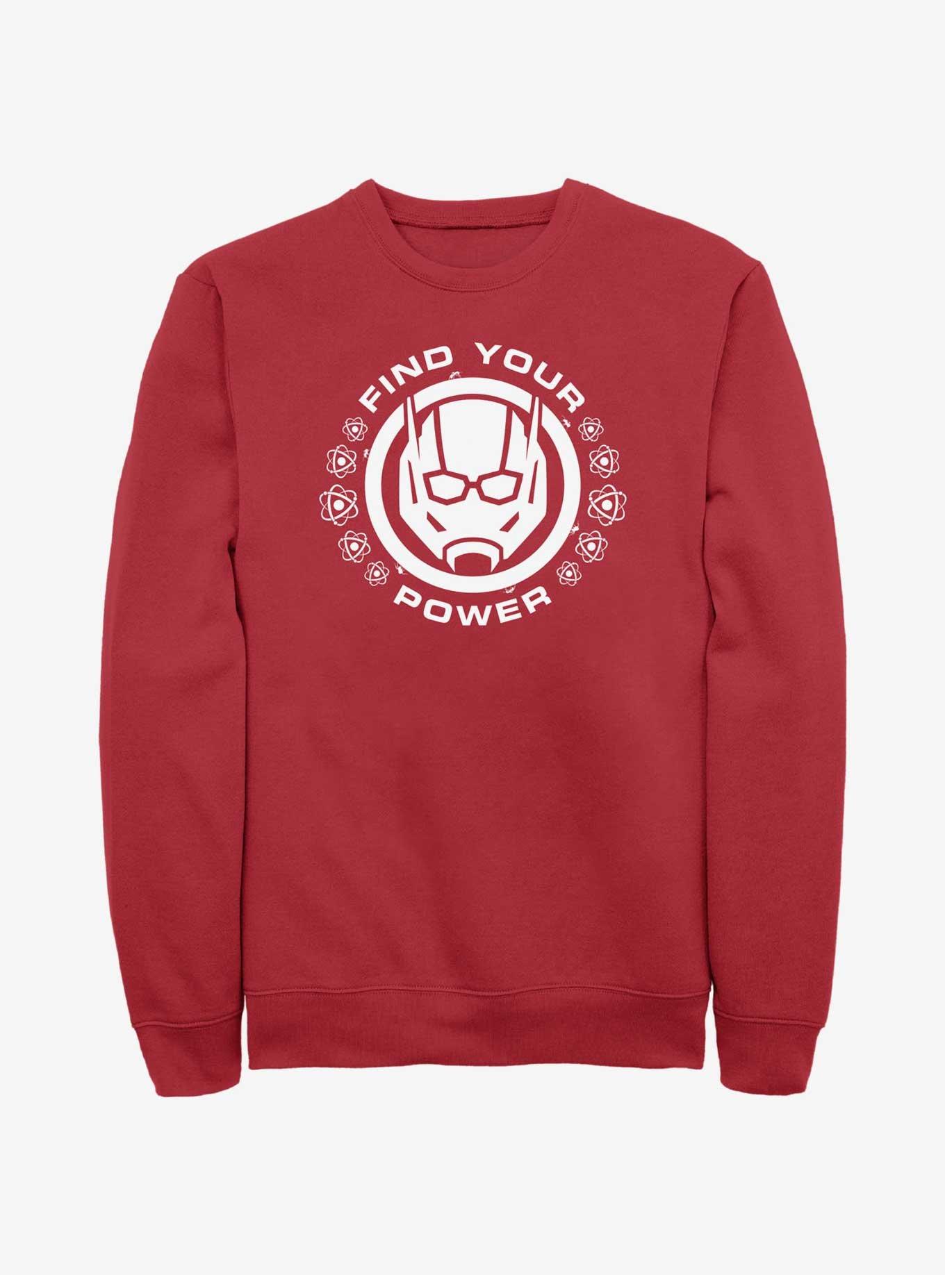 Marvel Ant-Man and the Wasp: Quantumania Find Your Power Badge Sweatshirt, RED, hi-res