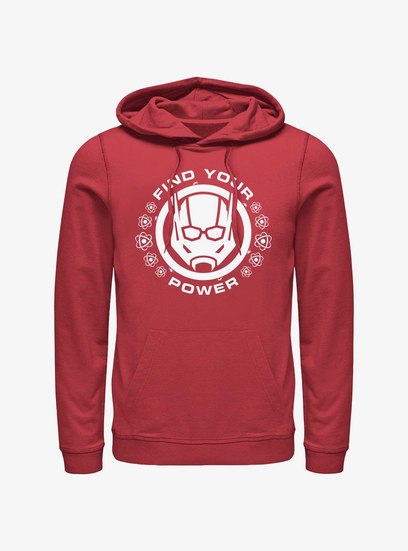 Marvel Ant-Man and the Wasp: Quantumania Find Your Power Badge Hoodie, RED, hi-res