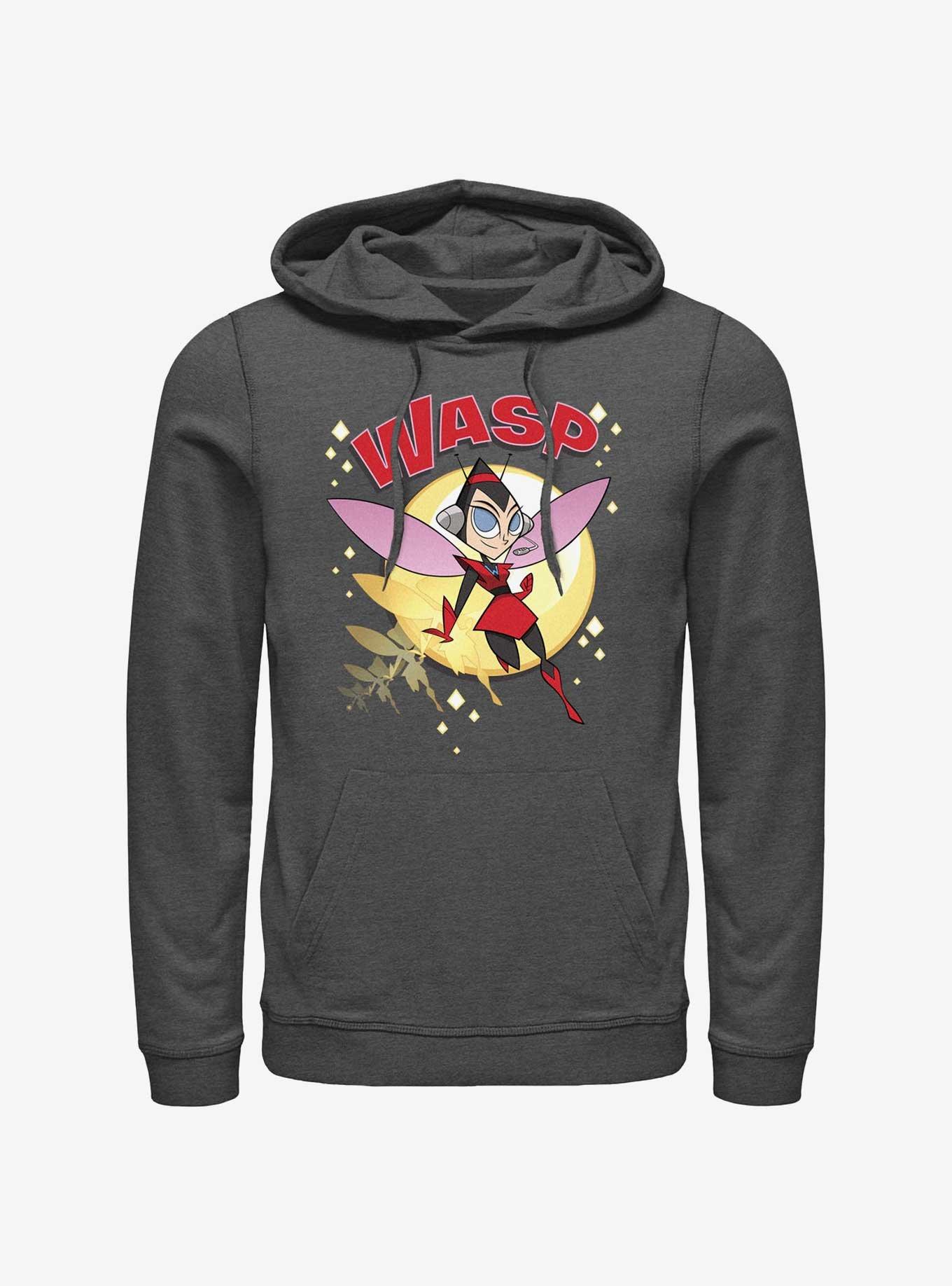 Marvel Ant-Man Retro Wasp Hoodie, CHAR HTR, hi-res