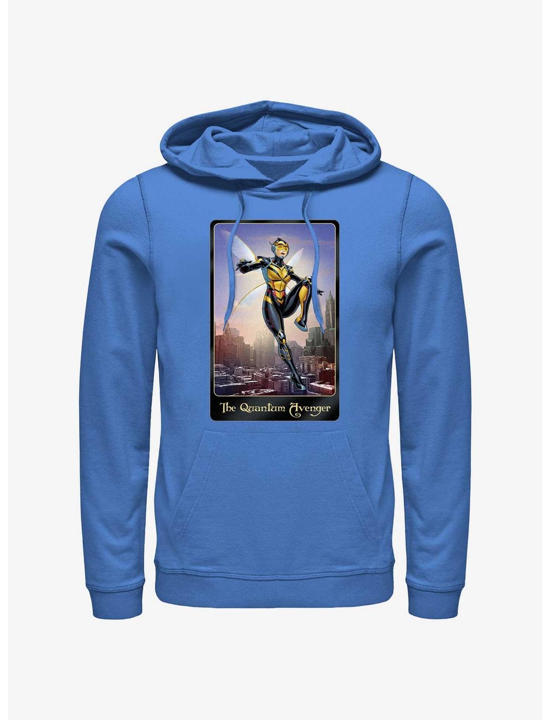 Marvel Ant-Man and the Wasp: Quantumania Wasp The Quantum Avenger Poster Hoodie, ROYAL, hi-res