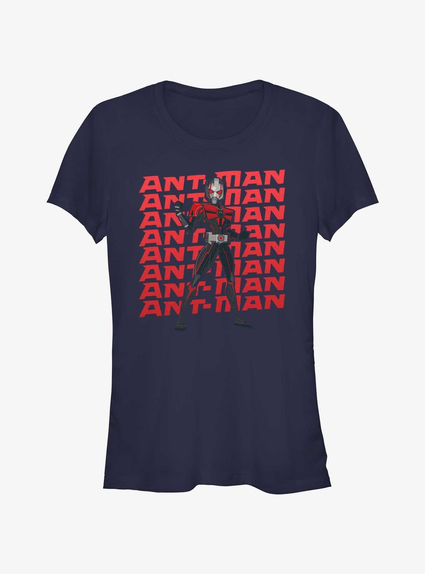 Marvel Ant-Man and the Wasp: Quantumania Action Pose Girls T-Shirt, NAVY, hi-res