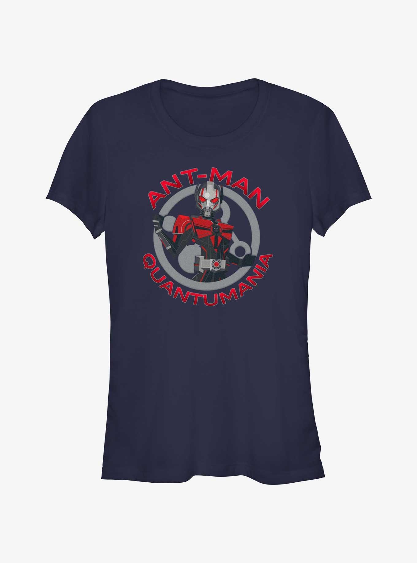 Marvel Ant-Man and the Wasp: Quantumania Ant-Man Symbol Girls T-Shirt, NAVY, hi-res