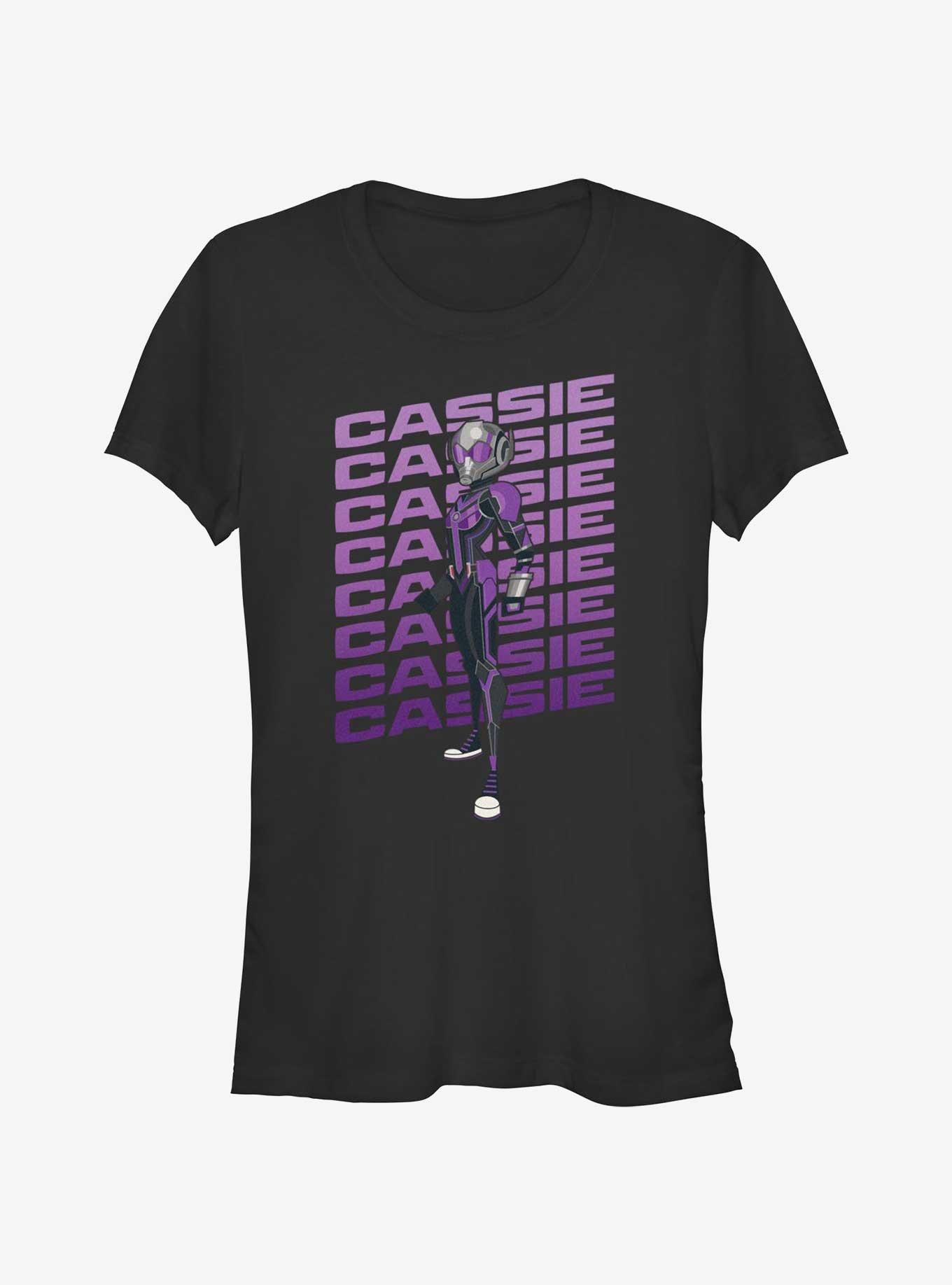 Marvel Ant-Man and the Wasp: Quantumania Cassie Action Pose Girls T-Shirt, BLACK, hi-res
