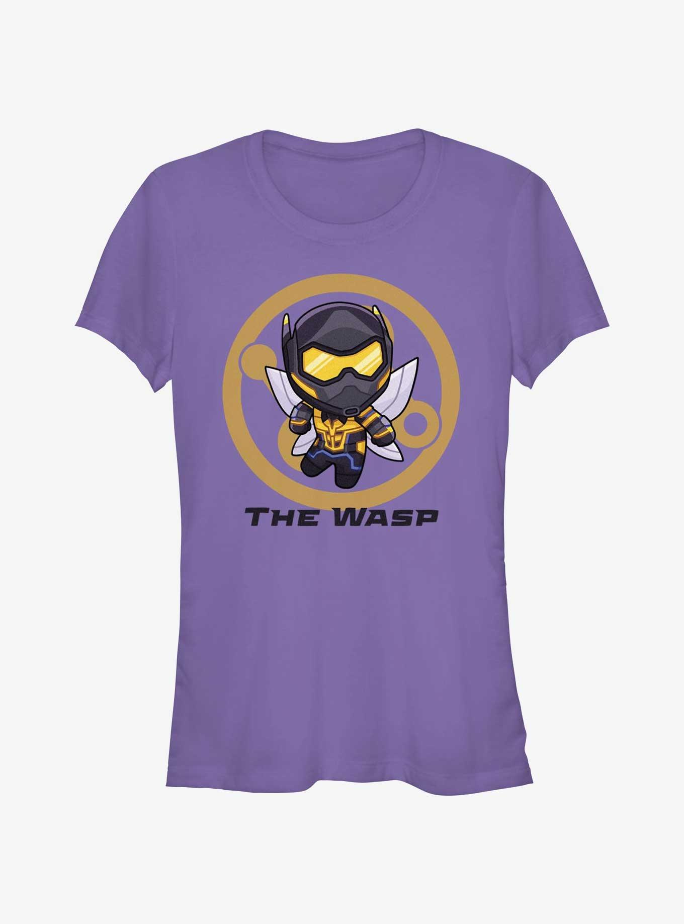 Marvel Ant-Man and the Wasp: Quantumania Chibi Wasp Badge Girls T-Shirt, , hi-res