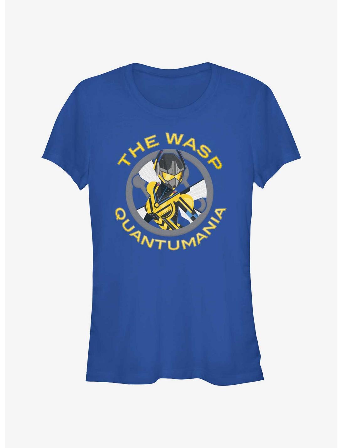 Marvel Ant-Man and the Wasp: Quantumania Wasp Symbol Girls T-Shirt, ROYAL, hi-res