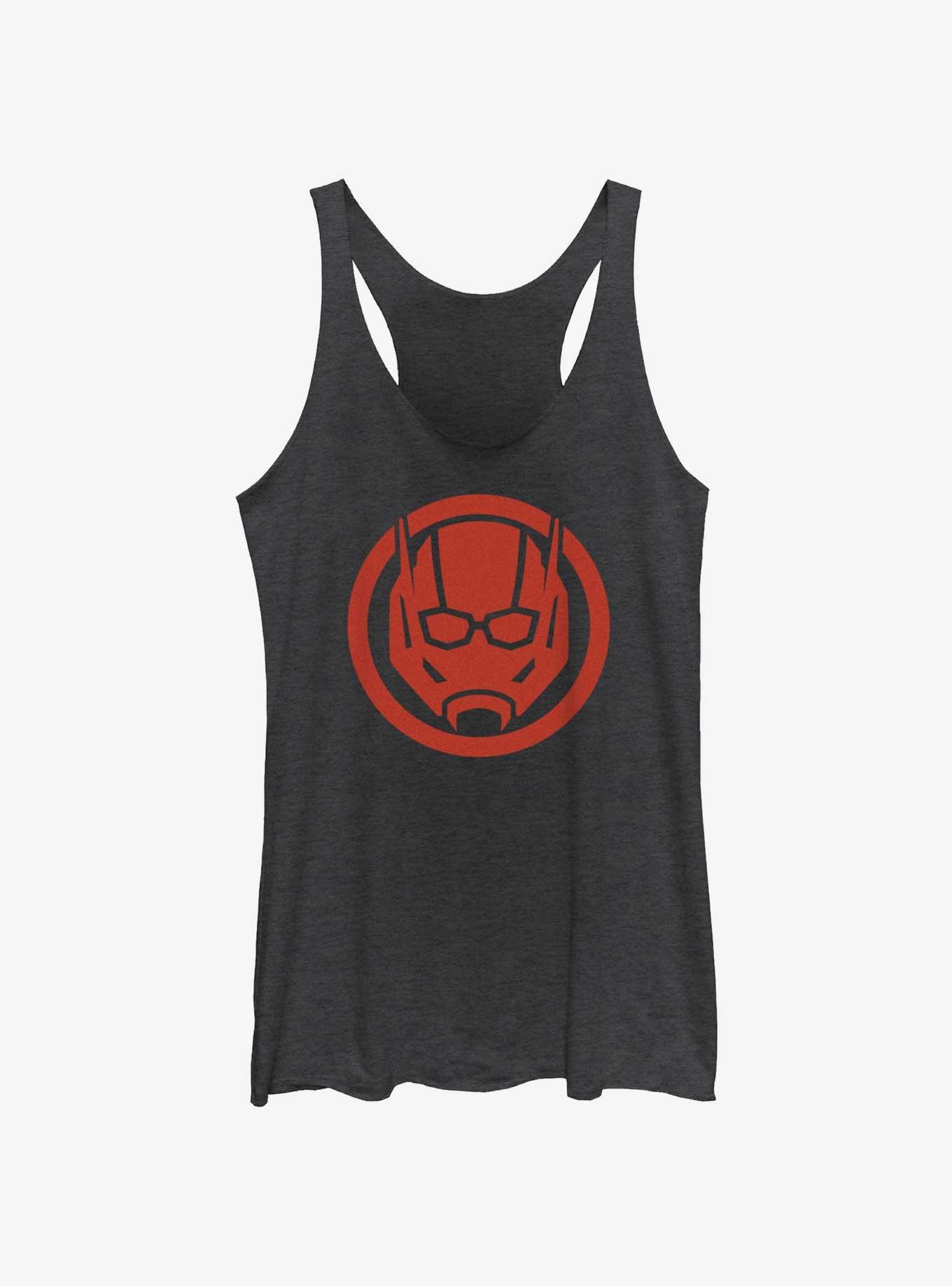 Marvel Ant-Man and the Wasp: Quantumania Antman Sigil Girls Tank, BLK HTR, hi-res