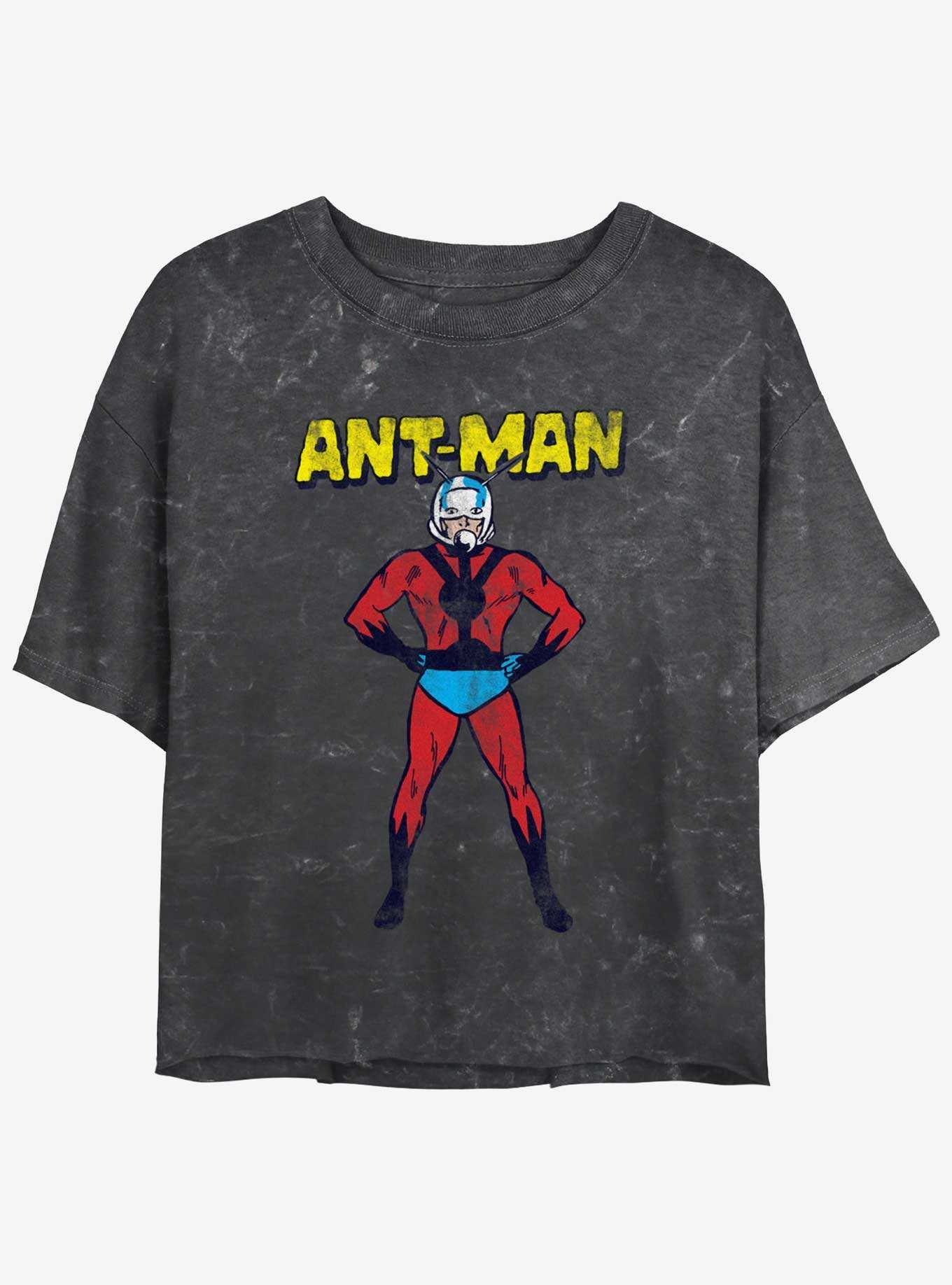 Marvel Ant-Man Big Ant Mineral Wash Girls Crop T-Shirt, , hi-res