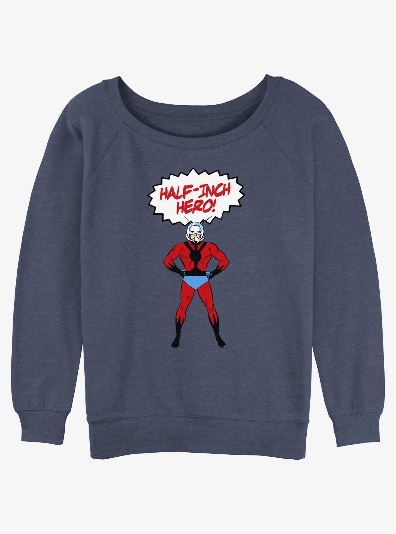 Marvel Ant-Man Half-Inch Hero Slouchy Sweatshirt, BLUEHTR, hi-res
