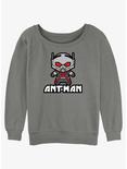 Marvel Ant-Man and the Wasp: Quantumania Kawaii Ant-Man Slouchy Sweatshirt, GRAY HTR, hi-res