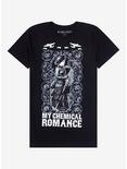 My Chemical Romance Woman With Camera Boyfriend Fit Girls T-Shirt, BLACK, hi-res