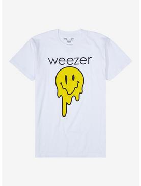 Weezer Melting Face Boyfriend Fit Girls T-Shirt, , hi-res