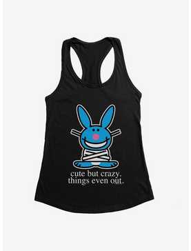 It's Happy Bunny Cute But Crazy Womens Tank Top, , hi-res