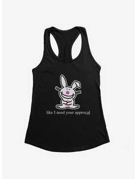 It's Happy Bunny Don't Need Your Approval Womens Tank Top, , hi-res