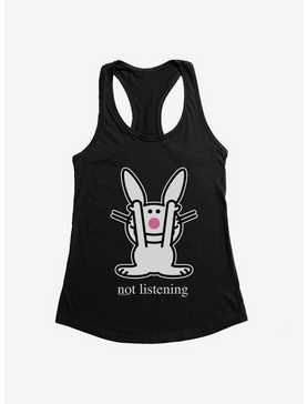 It's Happy Bunny Not Listening Womens Tank Top, , hi-res