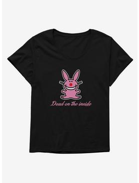 It's Happy Bunny Dead Inside Womens T-Shirt Plus Size, , hi-res