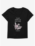 It's Happy Bunny I Wake Up Pissed Womens T-Shirt Plus Size, , hi-res