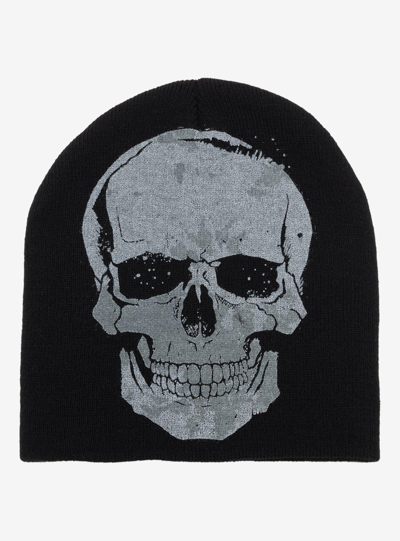 Skull Beanie, , hi-res