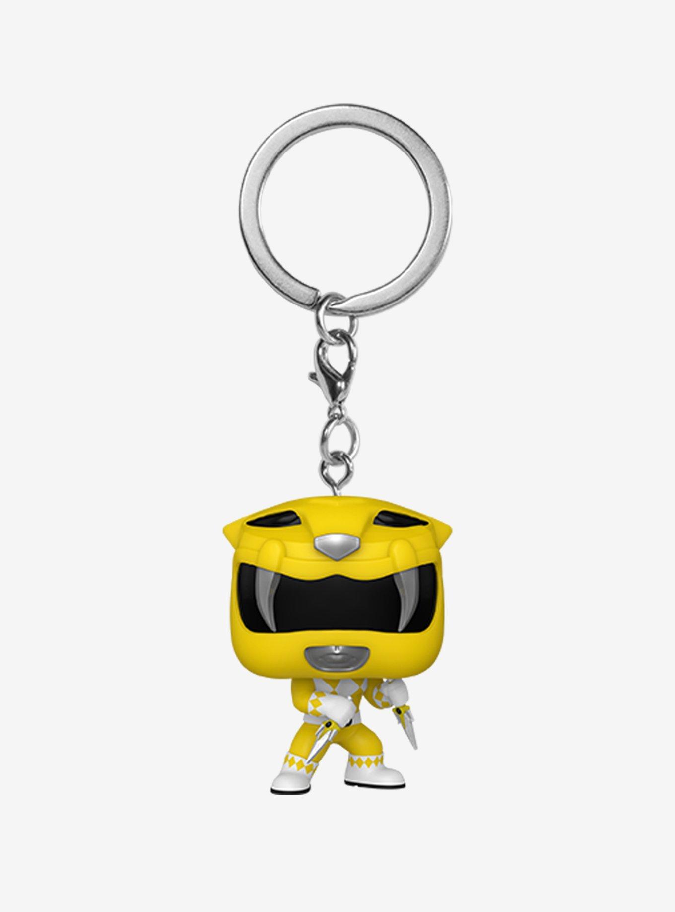 Funko Pocket Pop! Power Rangers Yellow Ranger Vinyl Keychain, , hi-res