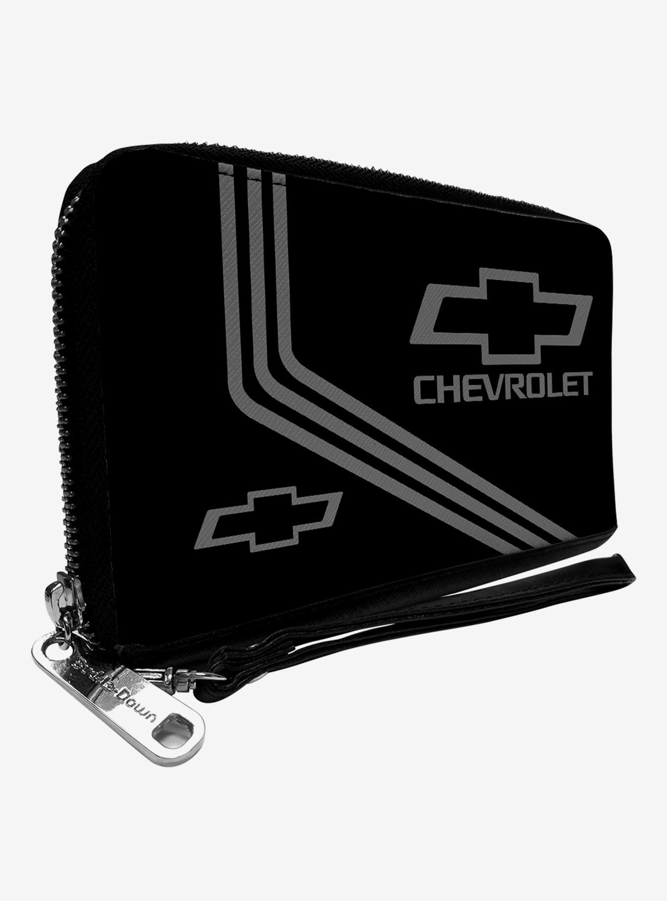 Leather Belt with Black Buckle : Chevy Bowtie Logo 