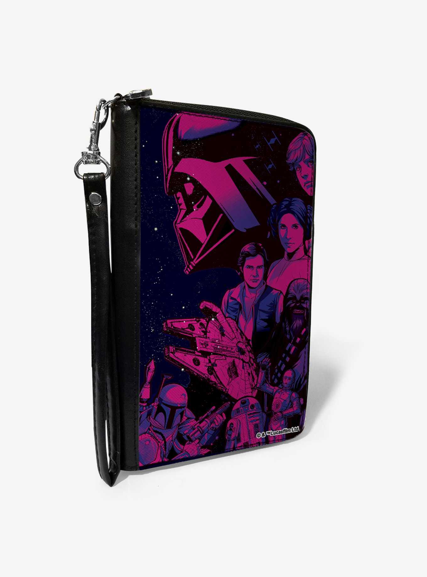 Star Wars A New Hope Character Collage Zip Around Wallet, , hi-res