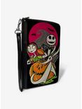 Disney100 Nightmare Before Christmas Characters Pumpkin Pose Zip Around Wallet, , hi-res