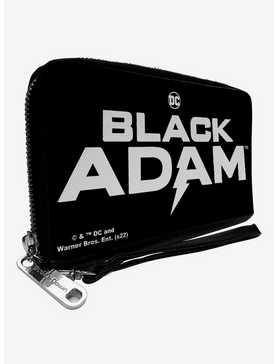 DC Comics Black Adam Title Logo Zip Around Wallet, , hi-res