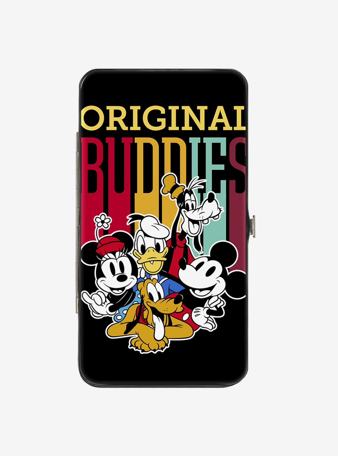 Disney Mickey Mouse and Friends Original Buddies Group Pose Hinged Wallet, , hi-res