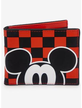 Disney Mickey Mouse Checkered Keep Rollin' Bifold Wallet, , hi-res