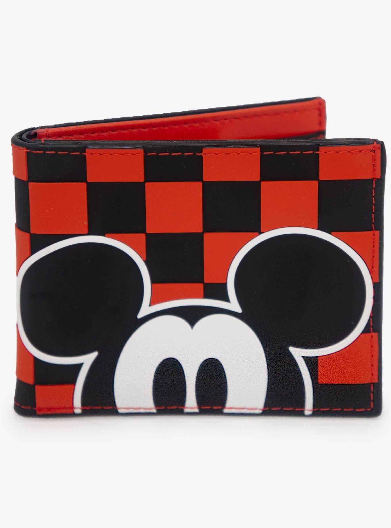 Disney Mickey Mouse Checkered Keep Rollin' Bifold Wallet | Hot Topic