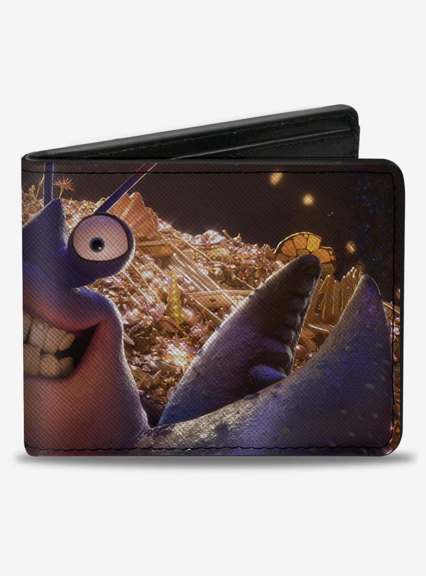 Disney Moana Tamatoa Smiling Face Treasure Pose Bifold Wallet, , hi-res