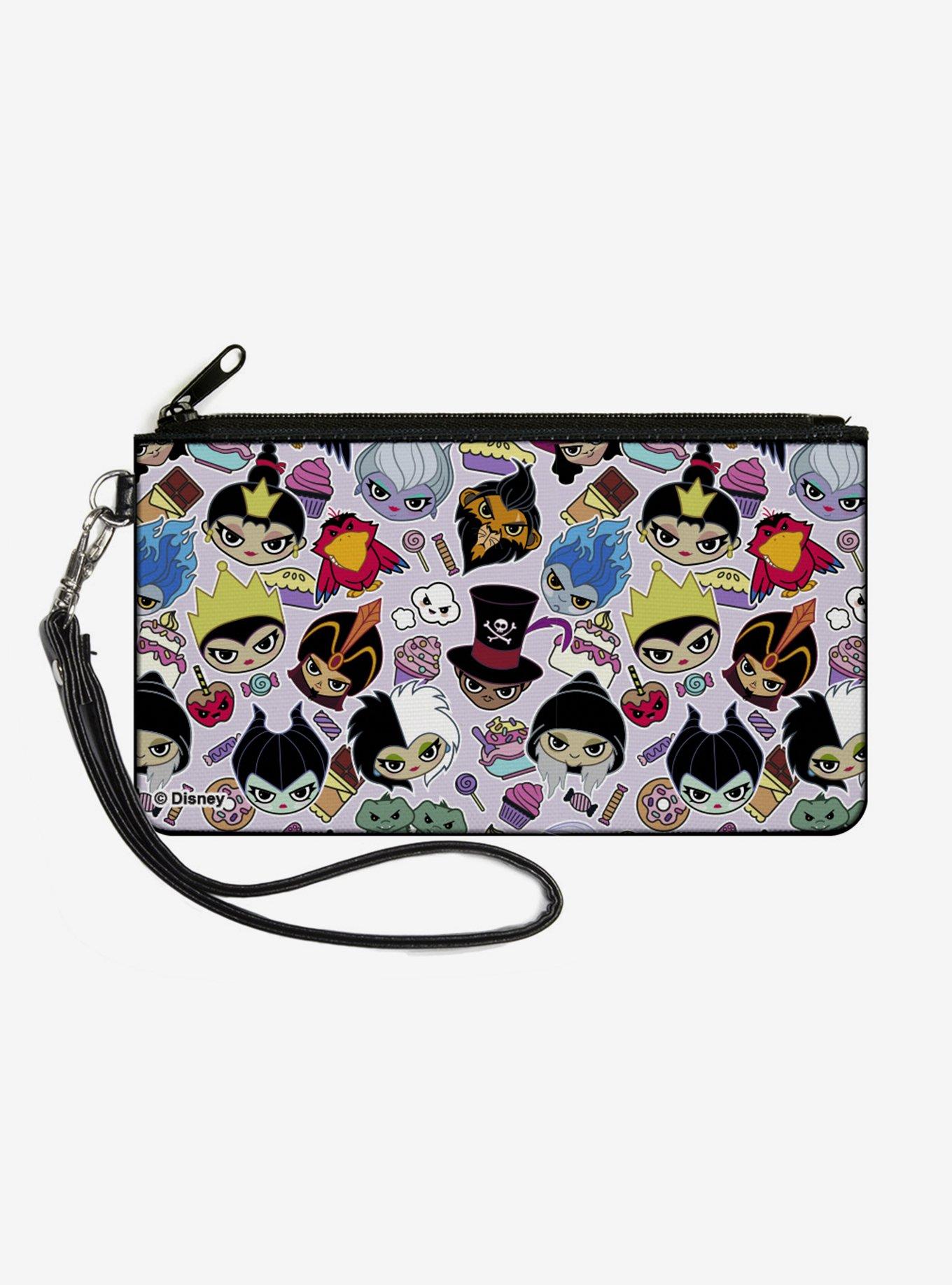 Loungefly Disney Villains Ursula Maleficent Tech Clutch Phone Cover Wallet  NWT